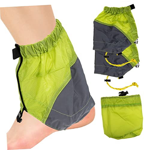 HONMEET 1 Paar Schneestiefel-Leggings Klettern Knöchelschutz Schneeschuh-Gamaschen trekkingstöcke Trekking pedelec schnec Bergsteigerbedarf wasserdichte Wandergamaschen Gingham aus Silikon von HONMEET