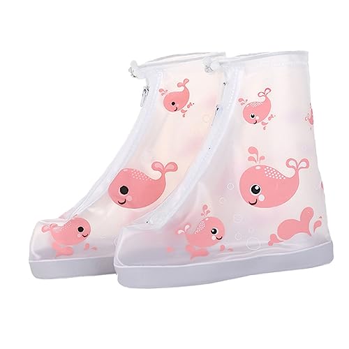 HONMEET Regenfeste Schuhüberzüge mit Cartoon-Muster wasserdicht rutschfest für Jungen und Mädchen Überschuhe Outdoor-Schuhschutz zum Schutz vor Regen und Schlamm HONMEET Regenfeste Schuhüberzüge mit Cartoon-Muster wasserdicht rutschfest für Jungen und Mädchen Überschuhe Outdoor-Schuhschutz zum Schutz vor Regen und Schlamm von HONMEET