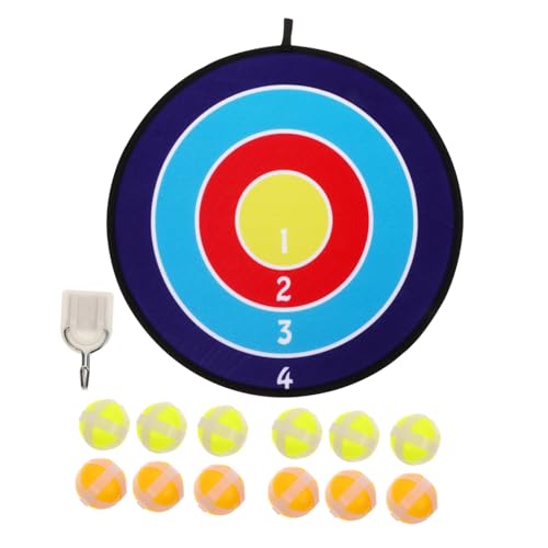 HONMEET 1 Satz Klebrige Dartscheibe Spielzeug Darts Pädagogisches Spielzeug Dartscheibe Bälle Dartscheibe Dartscheibe Spielzeug Dartplatte Pappe von HONMEET