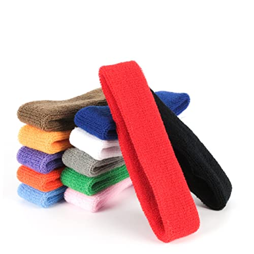 HONMEET 12-Teiliges Set Sport-Haarband laufstirnband Sport Haarband Yoga Kopfband Headband Sport haarbänder Sport Frauen Laufen Haarband sportliches Haarband Sport Stirnband Lauf-Stirnband von HONMEET