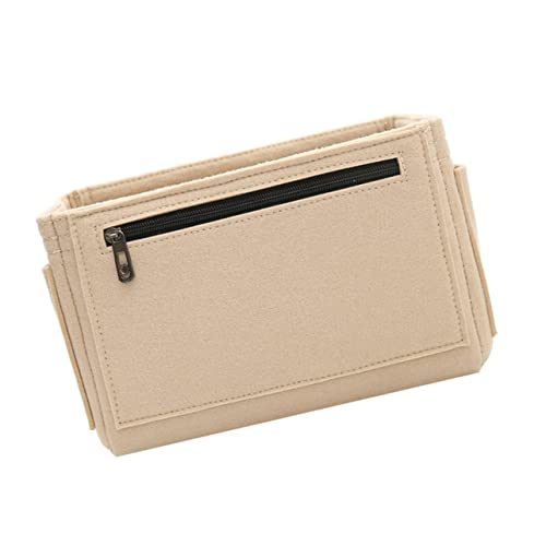 HONMEET 1Stk Aufbewahrungstasche Storage Pockets Storage Bags handtaschenorganizer Women multifunktionaler Handyhalter Make-up-Behälter Kosmetikhalter Kosmetik-Organizer gefühlt Khaki von HONMEET