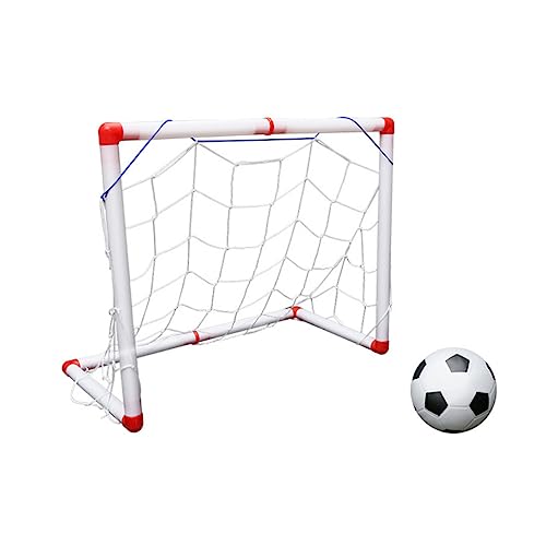 HONMEET 2 Sätze Fußballtornetz Fußballnetz Mini-Spielzeug Mini-Fußbälle für Kinder Fußballtrikots fußball Tore für Kinder kinderfussballtore Fußballspielnetz Faltbare Fußballtortür von HONMEET