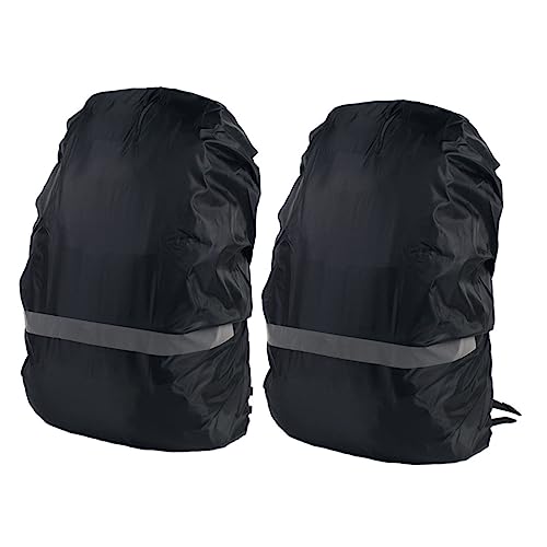 HONMEET 2 Stück Rucksack Regenschutz Rucksack Regenschutz Wasserdichter Rucksack Überzug Wasserdichter Rucksack Für Reisen Wasserdichter Wanderrucksack Nacht Rucksack Überzug Oxford von HONMEET