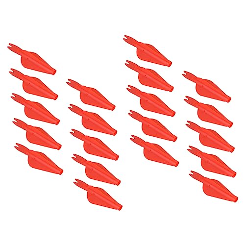 HONMEET 20 Pcs Tails 8mm EIN Stück Rot Bogen Schießen Zubehör für Bogenschießen HONMEET 20 Pcs Tails 8mm EIN Stück Rot Bogen Schießen Zubehör für Bogenschießen von HONMEET