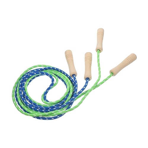 HONMEET 2St Springendes Spielzeug Outdoor-Spielset Kinder-Springseil elastisches Springseil interaktives spielzeug fitness springseil verschleißfestes Springseil Springendes Gummiband Holz von HONMEET