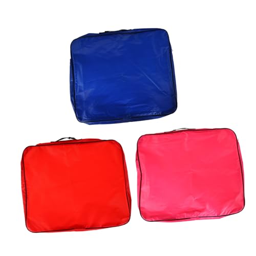 HONMEET 3St quadratische Rollschuhtasche Aufbewahrungstasche für Rollschuhe quadratische Aufbewahrungstasche Schlittschuhe Tasche Rollschuh Tasche Behälter für Rollschuhe Oxford-Stoff rot von HONMEET