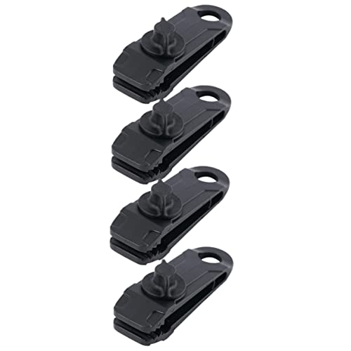 HONMEET 4 Stück Zeltclip Planenclip Campingzubehör Zelte Für Camping Wasserdicht Abdeckungsclip Für Poolmarkisen wasserdichte Zelte Für Camping Schutzabdeckungsklemme Auto Zelt Nylon von HONMEET