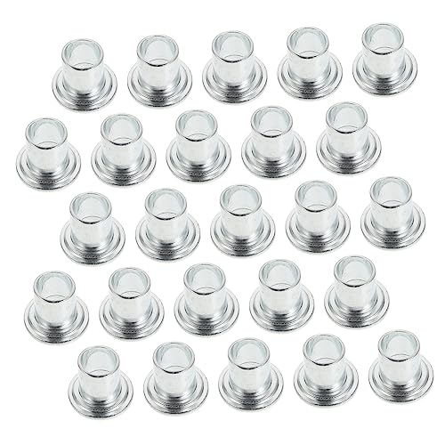 HONMEET 50 Stücke Edelstahl Roller Skatenseitige Stecker Skate Achse Spacer (Silber) von HONMEET