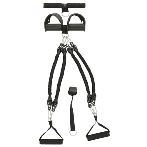 HONMEET Elastisches Seil Seil Aufrichten Trainingsgerät Für Die Taille Gürtel Innerer Oberschenkeltrainer Ab Roller Bungee-seile Übungsbänder Widerstand Spannseil Fitness von HONMEET