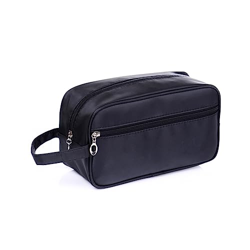 HONMEET Outdoor Reise Kulturbeutel Für Herren Und Damen Mittelgroße Organizer Tasche Schwarz Ideal Für Kosmetik Und Toilettenartikel Perfekt Für Unterwegs von HONMEET