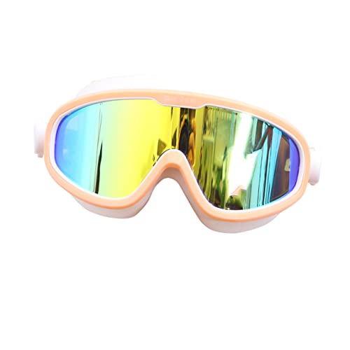 HONMEET Schwimmbrille Snowboardbrille Herren Klare Brille Für Damen Gerätetauchen Klare Schutzbrille Taucherbrille Zum Schutz Kinderbrille Herrenbrille Anti-leck-brille Klare Gläser Rosa von HONMEET
