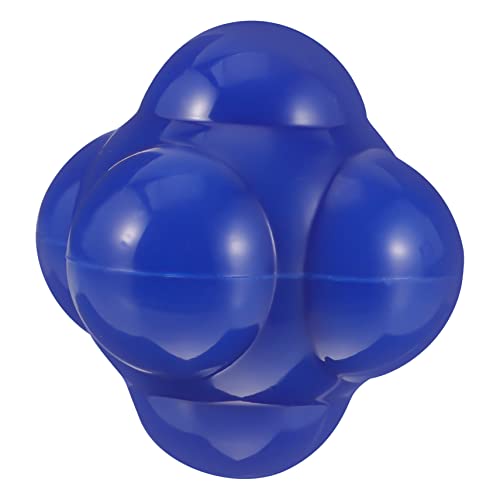 HONMEET sechseckiger Fitnessball reaktionsball Bounce Training Fussball fussballtraining spung hüpfen Reaktionsbälle Agile Trainingsbälle Fitnessbälle Trainingsball Kieselgel Blue von HONMEET