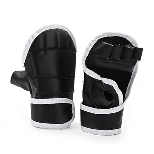 HOOLRZI Kickboxen Sparring Handschuhe Handschuhe Boxhandschuhe Für Frauen Mann Kinder Halbfinger Boxsack Handschuhe Kampfhandschuhe von HOOLRZI