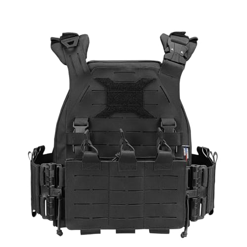 HOPBLOCK Taktische Weste Herren, UTA Militär Plattenträger Weste MOLLE Combat Weste, Militär Airsoft Paintball Einstellbar Einsatzweste Tactical Vest für CS Outdoor Training HOPBLOCK Taktische Weste Herren, UTA Militär Plattenträger Weste MOLLE Combat Weste, Militär Airsoft Paintball Einstellbar Einsatzweste Tactical Vest für CS Outdoor Training von HOPBLOCK