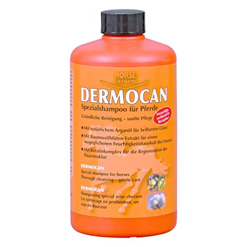 HORKA Equestrian Dermocan Pferde-Shampoo, Haarstaub- und Schmutzentferner, Gesundheit und Pflege, Bedruckt, 1 l von HORKA