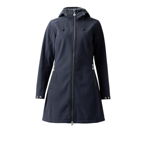 HORZE Damen Reitjacke Anna, Softshell Jacke, wasserdicht, abnehmbare Kapuze von HORZE