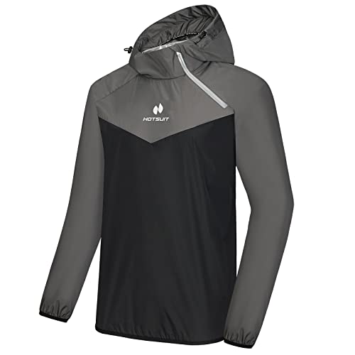 HOTSUIT Schwitzjacke Herren Sauna Trainingsjacke Sportjacke Fitness Schwitzjacke - Nano-Silver V2.0 von HOTSUIT