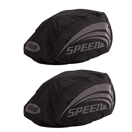 HOUSON 2 Stück Fahrradhelm Regenschutz, Wasserdichter Regenschutz mit Reflektorstreifen Mountainbike Helm für fahrradhelm Herren Damen Kinder Schwarz HOUSON 2 Stück Fahrradhelm Regenschutz, Wasserdichter Regenschutz mit Reflektorstreifen Mountainbike Helm für fahrradhelm Herren Damen Kinder Schwarz von HOUSON