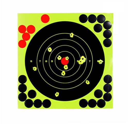 HOUSON 20PCS Selbstklebende Zielscheiben-Aufkleber, Trainingsziel Schießscheiben Stick Bogenschießen Zielscheiben Auflagen Selbstklebend Zielscheiben 20cm*20cm HOUSON 20PCS Selbstklebende Zielscheiben-Aufkleber, Trainingsziel Schießscheiben Stick Bogenschießen Zielscheiben Auflagen Selbstklebend Zielscheiben 20cm*20cm von HOUSON