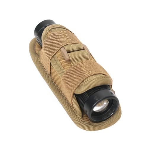 HOUSON 360°Taschenlampe Holster, Taktische Molle Taschenlampenhalter 360 Grad Drehbare Clip Jagdtaschenlampenhalter Khaki HOUSON 360°Taschenlampe Holster, Taktische Molle Taschenlampenhalter 360 Grad Drehbare Clip Jagdtaschenlampenhalter Khaki von HOUSON