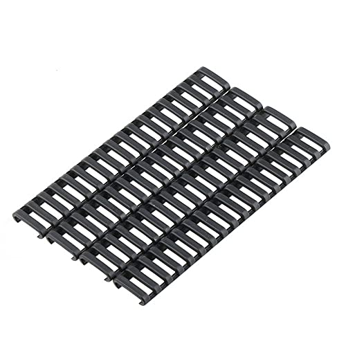 HOUSON 4PCS Picatinny Handguard Protector, Picatinny Schiene Abdeckung Gummi Rifle Handguard Protector Rubber Ladder Rail Cover für 20mm Picatinny Weaver Schiene Schwarz HOUSON 4PCS Picatinny Handguard Protector, Picatinny Schiene Abdeckung Gummi Rifle Handguard Protector Rubber Ladder Rail Cover für 20mm Picatinny Weaver Schiene Schwarz von HOUSON