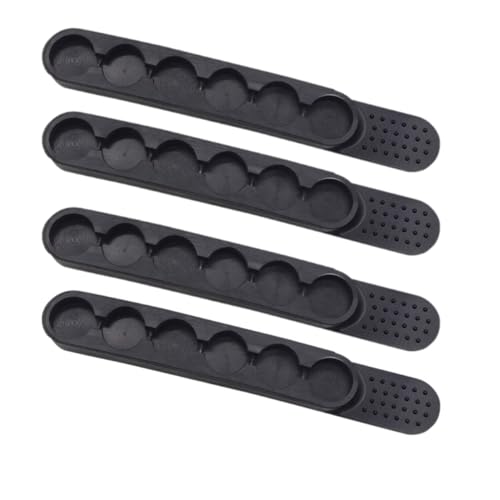 HOUSON 4er-Pack Speed Loader, Revolver Speed Strips für Kaliber .38 .357 aus flexiblem Polymer, Schwarz HOUSON 4er-Pack Speed Loader, Revolver Speed Strips für Kaliber .38 .357 aus flexiblem Polymer, Schwarz von HOUSON