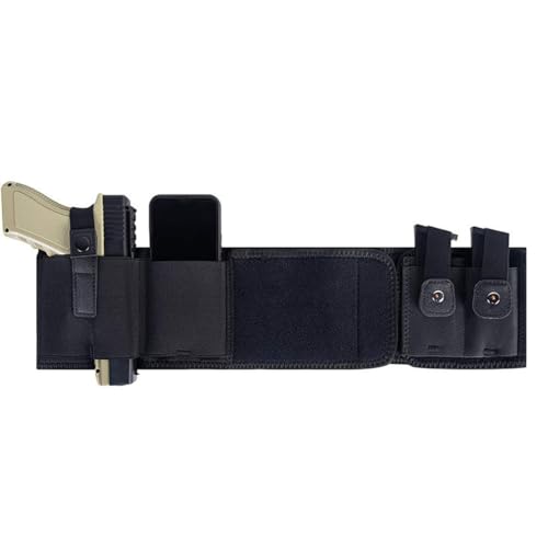 HOUSON Bauchband Holster, Verstellbares Taillenholster Pistolenholster Elastische Taktische Belly Band Taille Pistolenholster mit Taschen HOUSON Bauchband Holster, Verstellbares Taillenholster Pistolenholster Elastische Taktische Belly Band Taille Pistolenholster mit Taschen von HOUSON