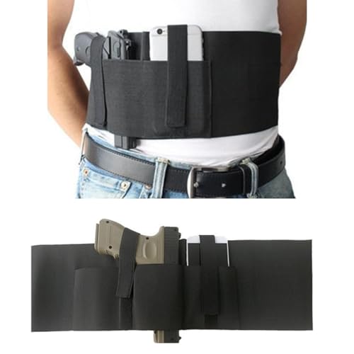 HOUSON Bauchbandholster, Pistolenhalfter Gürtelholster Taille Verborgen Tragen Elastische Taktische Belly Band HOUSON Bauchbandholster, Pistolenhalfter Gürtelholster Taille Verborgen Tragen Elastische Taktische Belly Band von HOUSON