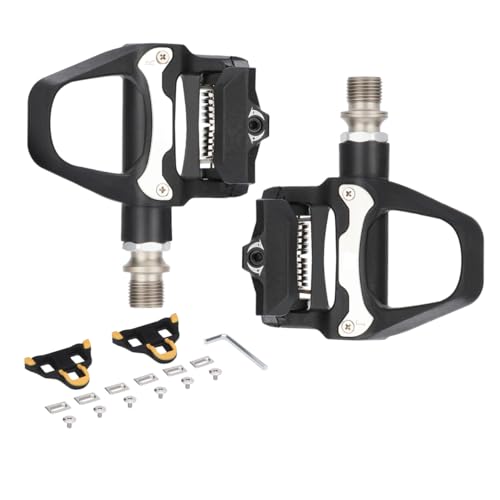 HOUSON Fahrradpedale,Nylon Bike Pedale Rennradpedale Chrom-Moly-Stahl-Achse kompatibel mit SPD Grip Cycling Cleats Pedalen für effizientes Treten HOUSON Fahrradpedale,Nylon Bike Pedale Rennradpedale Chrom-Moly-Stahl-Achse kompatibel mit SPD Grip Cycling Cleats Pedalen für effizientes Treten von HOUSON