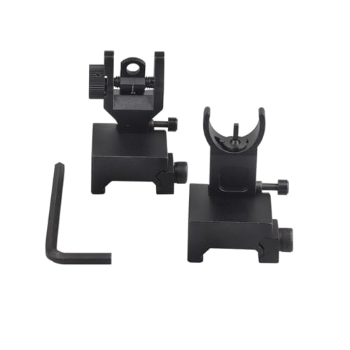HOUSON Flip-Up-Sights Visier, Tactical Backup Iron Sight Rapid Transition BUIS Backup Iron Sight Backup-Visierset für 21mm Picatinny Rt11 HOUSON Flip-Up-Sights Visier, Tactical Backup Iron Sight Rapid Transition BUIS Backup Iron Sight Backup-Visierset für 21mm Picatinny Rt11 von HOUSON