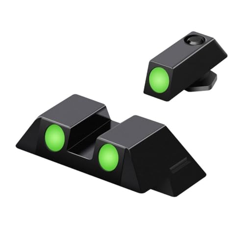 HOUSON Green Dot Visier, Leuchtpunktvisier Nachtsichter Vorder- und Rückvisier-Set Leuchtet im Dunkeln für Glock 17/19/22/23/24/26/27/33/34/35 HOUSON Green Dot Visier, Leuchtpunktvisier Nachtsichter Vorder- und Rückvisier-Set Leuchtet im Dunkeln für Glock 17/19/22/23/24/26/27/33/34/35 von HOUSON