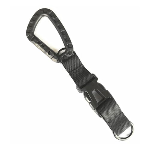 HOUSON Karabiner Schlüsselanhänger, Taktischer Schnellverschluss Karabiner Molle D-Form Karabiner Gurtband Schnalle Strap Clip von HOUSON