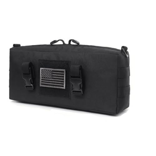 HOUSON Tactical Molle Beutel, Wasserdicht Admin Pouch medizinische EDC EMT Utility Tool Bag Pouch Gürteltaschen für Magazine, Landkarte kleine Werkzeuge Schwarz von HOUSON