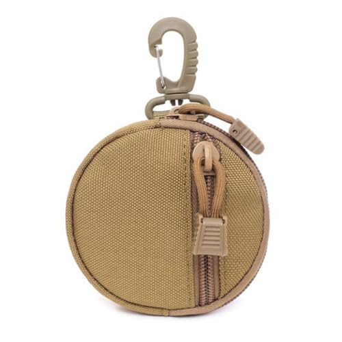 HOUSON Tactical Münzgeldbörse, Tactical Coin Purse Geldbörse Mundschutztasche Molle Pouch mit Karabiner Khaki HOUSON Tactical Münzgeldbörse, Tactical Coin Purse Geldbörse Mundschutztasche Molle Pouch mit Karabiner Khaki von HOUSON