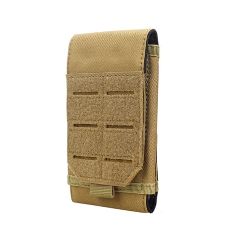 HOUSON Taktische Handytasche, Handy Gürteltasche Holster Molle Handytasche Werkzeuge Tasche Army Mobile Phone Belt Pouch Khaki von HOUSON