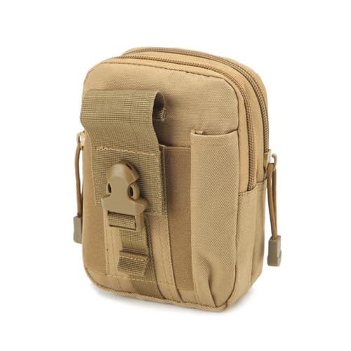 HOUSON Taktische Hüfttasche, Molle Gürteltasche Handytasche Beutel Geldbörse Für Outdoor, Wandern, Camping, Jagd, Reisen Khaki HOUSON Taktische Hüfttasche, Molle Gürteltasche Handytasche Beutel Geldbörse Für Outdoor, Wandern, Camping, Jagd, Reisen Khaki von HOUSON