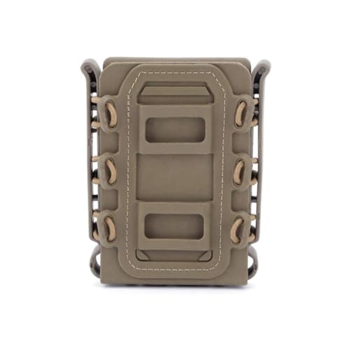 HOUSON Taktische Mag Pouch, Magazintasche Maghalter Fast Mag Pouch Airsoft Magazine Carrier Pouch Holder für 5.56 Mag, 7.62 Mag SandFarbe von HOUSON