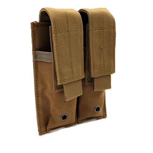 HOUSON Taktische Magazintasche, MOLLE Mag Pouch Magazinbeutel Jagd Magazin Tasche Doppel Molle Beutel für 1911 G1ock 9mm Magazin Khaki HOUSON Taktische Magazintasche, MOLLE Mag Pouch Magazinbeutel Jagd Magazin Tasche Doppel Molle Beutel für 1911 G1ock 9mm Magazin Khaki von HOUSON