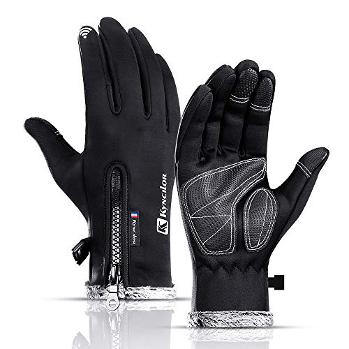 HOUSON Winter Handschuhe Herren, Touchscreen Thermo Winterhandschuhe für Radsport, Mountainbike und Rennrad Ski Klettern- Winddicht, Wasserabweisend (9.5CM*24.5CM) A0018 von HOUSON