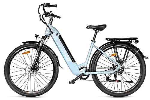 HOVSCO E-Bike, 27.5" 28" E-Mountain Bike, City Bike, 250W Bafang Motor, 36V 12.5Ah Abnehmbarer Akku, 7-Gang, Shimano Schaltung, Doppelscheibenbremse, Elektrofahrrad für Damen Herren HOVSCO E-Bike, 27.5" 28" E-Mountain Bike, City Bike, 250W Bafang Motor, 36V 12.5Ah Abnehmbarer Akku, 7-Gang, Shimano Schaltung, Doppelscheibenbremse, Elektrofahrrad für Damen Herren von HOVSCO