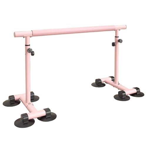 HPFHSJ Ballettstange Verstellbare Ballettstange, leicht, verstellbar, mit Rutschfester Basis, für Tanz-Pilates-Stretch(150cm/59in) von HPFHSJ