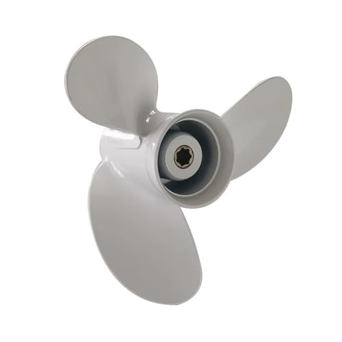 HPHPH Außenbordmotorpropeller, 6-9.9HP Aluminum Alloy Propeller, Marine Outboard Propeller, Bootspropeller(Clear,8 1/2X7 1/2) von HPHPH