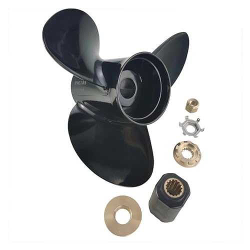 HPHPH Außenbordmotorpropeller, Außenbordpropeller aus Aluminiumlegierung, geeignet for 90–300 PS!, Bootspropeller(16X17 Both Forward and Reverse) von HPHPH