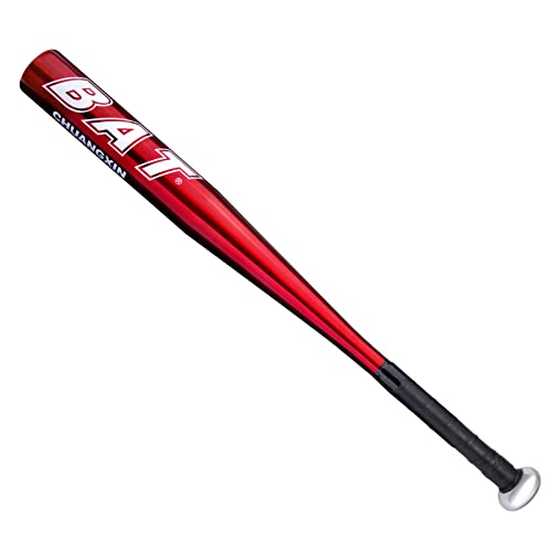 34 Zoll Baseballschläger Aluminium Baseball Bat 86 cm Metall Baseball Schläger Alu baseballschläger Sportschläger Anti Rutsch Griff Für Training und Übung Rot von HPMAISON