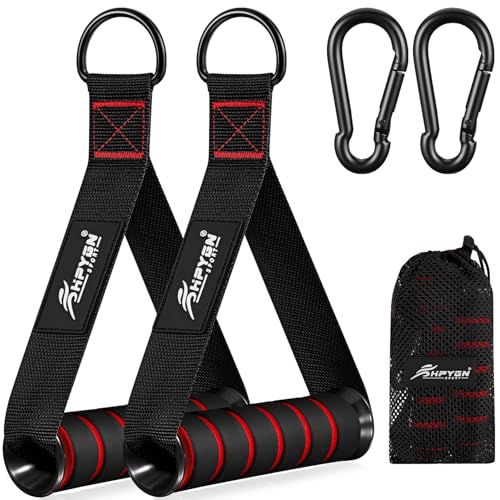 Griffe für Fitnessbänder, für Widerstandsbänder, Krafttraining Und Cardio-Training Fitnessgeräte, 2 Stück Einhandgriff, Widerstand Bands Zubehör Ersatz Training am Seilzug Kabelzug Kraftturm Griffe für Fitnessbänder, für Widerstandsbänder, Krafttraining Und Cardio-Training Fitnessgeräte, 2 Stück Einhandgriff, Widerstand Bands Zubehör Ersatz Training am Seilzug Kabelzug Kraftturm von HPYGN