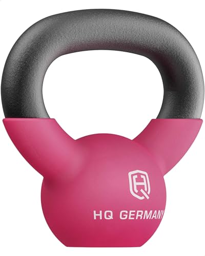 HQ Germany® Neopren Kettlebell | Vollguss | 2-32kg | Starter-Sets | ±2,0% Gewichtstoleranz, Gewicht:02KG von HQ Germany