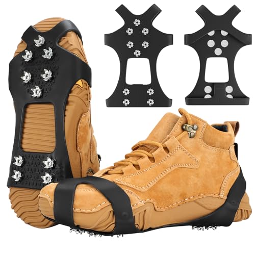 Spikes für Schuhe Winter, HQCM Antirutsch Schuhspikes Steigeisen für Bergschuhe Outdoor Schuhkrallen Spikes für Wanderschuhe L Spikes für Schuhe Winter, HQCM Antirutsch Schuhspikes Steigeisen für Bergschuhe Outdoor Schuhkrallen Spikes für Wanderschuhe L von HQCM