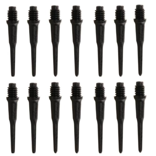 HRLORK Dartspitzen aus Kunststoff, weiche Spitze, Schwarz, 50 Stück HRLORK Dartspitzen aus Kunststoff, weiche Spitze, Schwarz, 50 Stück von HRLORK