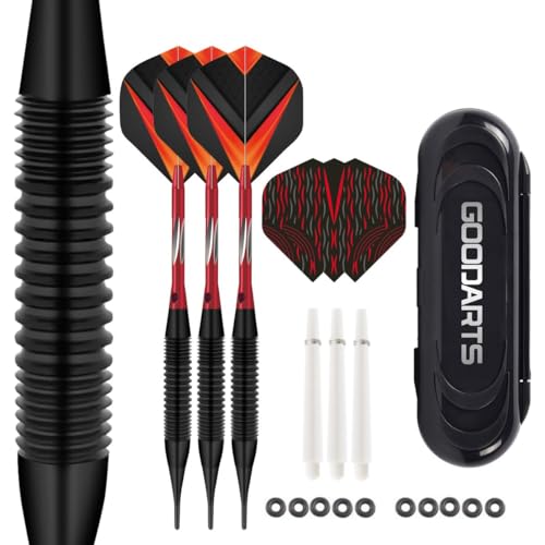 HRLORK Professionelles Dartpfeil-Set 3 Stück Dartpfeile Mit Kunststoffspitze Darts Aluminium-Schäfte mit 3 Ersatzschäften Rote HRLORK Professionelles Dartpfeil-Set 3 Stück Dartpfeile Mit Kunststoffspitze Darts Aluminium-Schäfte mit 3 Ersatzschäften Rote von HRLORK