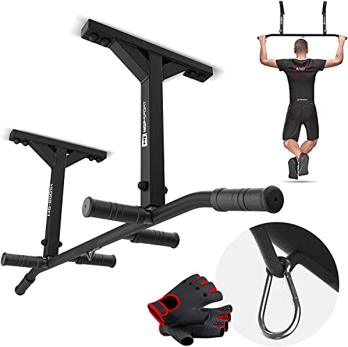 Hop-Sport Multigriff Klimmzugstange für Deckenmontage HS-2001K – Profi Fitness Pull Up Bar mit 6 rutschfesten Griffen und Halterung für Boxsack oder TRX Hop-Sport Multigriff Klimmzugstange für Deckenmontage HS-2001K – Profi Fitness Pull Up Bar mit 6 rutschfesten Griffen und Halterung für Boxsack oder TRX von HS HOP-SPORT